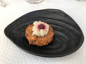 Entrada at Atithi Indian Vegetarian Restaurant in Lisbon