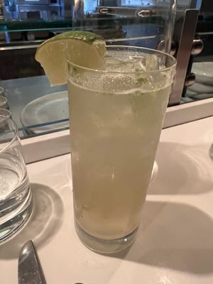 Celery tonic mocktail  at Dirt Candy in New York City