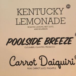 fun drinks at Dirt Candy in New York City