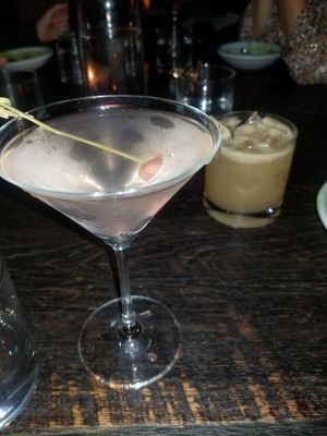 The Turniptini is very strong and preferred it with vodka over gin which overpowered the other flavors, behind that, The Great Wave
(japanese whisky, ginger, tamarind, lemon)
Not p at Dirt Candy in New York City