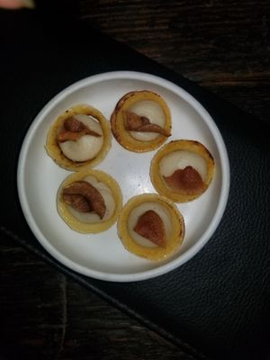 Merengue treat, I forgot exactly what kind, but a final yummy gift from the kitchen to cap off the meal at Dirt Candy in New York City