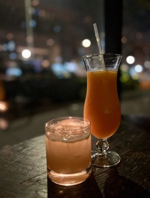 TGW, Carrot-ginger veggie slushie  at Dirt Candy in New York City