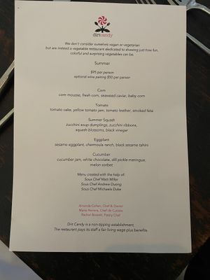  at Dirt Candy in New York City