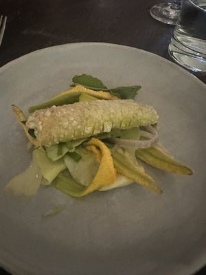 Zucchini  at Dirt Candy in New York City