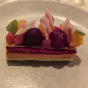 beet strudel at Dirt Candy in New York City