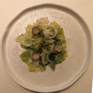 brussels sprout salad at Dirt Candy in New York City
