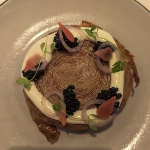 celeriac latke at Dirt Candy in New York City