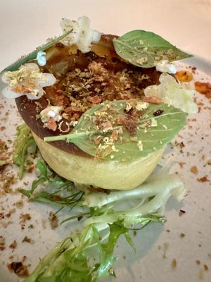 Savory fennel pastry  at Dirt Candy in New York City