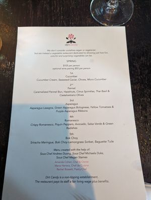  at Dirt Candy in New York City