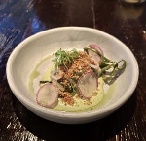 String bean spaghetti   at Dirt Candy in New York City