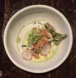 String bean spaghetti   at Dirt Candy in New York City