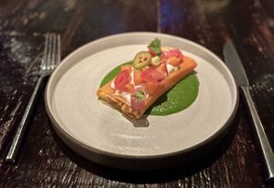 Carrot pocket  at Dirt Candy in New York City