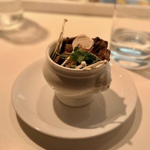Mushroom pasta  at Dirt Candy in New York City