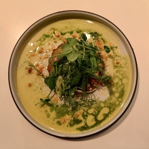 Petit peas  at Dirt Candy in New York City