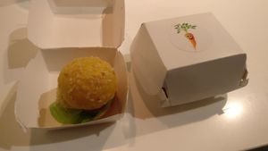 Wonderful carrot slider at Dirt Candy in New York City