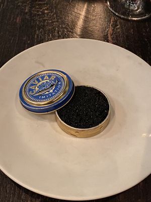 Vegan caviar at Dirt Candy in New York City