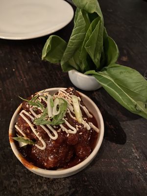 Fried broccoli at Dirt Candy in New York City