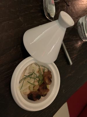 Soup like thing at Dirt Candy in New York City