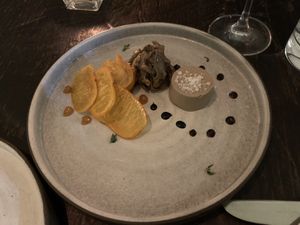 We are this on little toasts at Dirt Candy in New York City