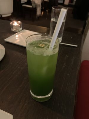 Cucumber spritzer type thing at Dirt Candy in New York City