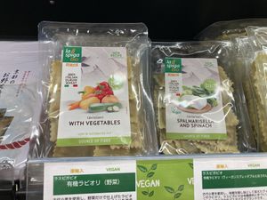 Vegan ravioli   at Bio c' Bon in Fujisawa