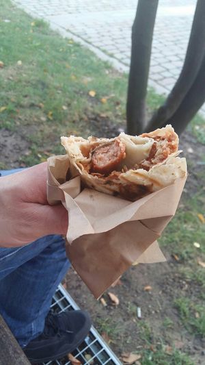 Hot Dog wrap at Bäristo - Foodtruck & Catering in Hamburg