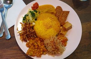 Nasi campur at Sayur in Gothenburg