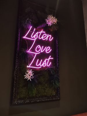 Decor in the restaurant at Vegan Heroes in Eindhoven