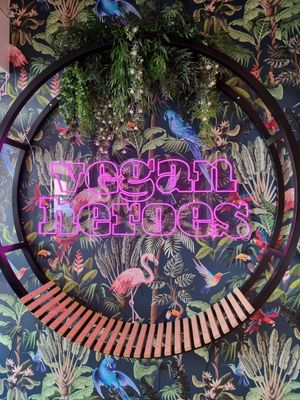 Interior decoration at Vegan Heroes in Eindhoven