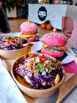 Loaded fries  at Vegan Heroes in Eindhoven