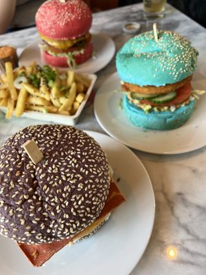 Three sandwiches   at Vegan Heroes in Eindhoven