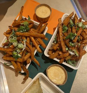 Sweet potato fries   at Vegan Heroes in Eindhoven
