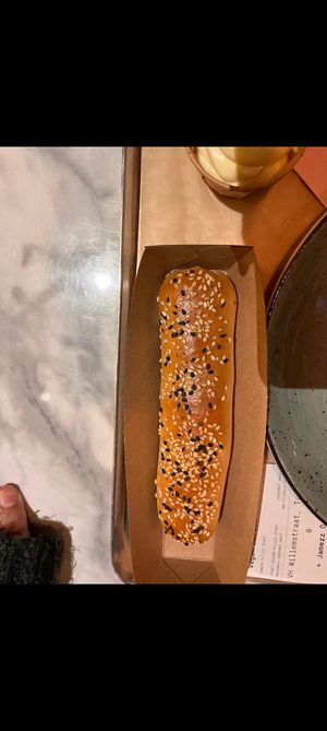Sausage bread at Vegan Heroes in Eindhoven