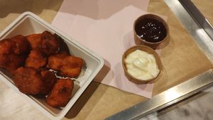Cauliflower wings at Vegan Heroes in Eindhoven