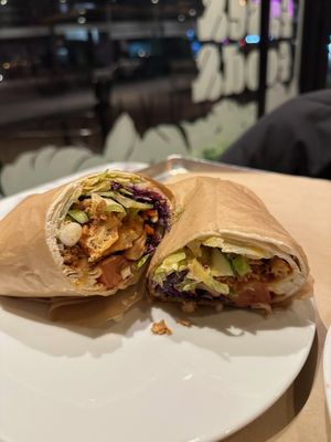 chick n chill wrap  at Vegan Heroes in Eindhoven