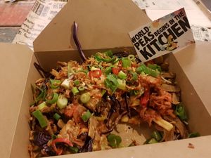 Kimchie Carbdashian😋💚 at Vegan Heroes in Eindhoven