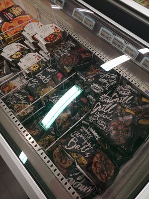 Meat substitutes at Netto in Akureyri