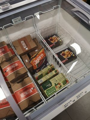 Frozen meals at Netto in Akureyri