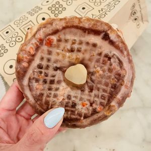 Strawberry Sourdoughnut💕  at Doughnut Plant - Grand Central in New York City