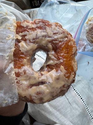 Apple cinnamon vegan doughnut  at Doughnut Plant - Grand Central in New York City
