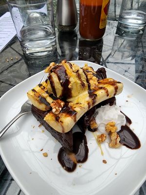 Plantitude Sassy Monkey Brownie Ice Cream ($12) - mmmmm! at Plantitude in Ladysmith