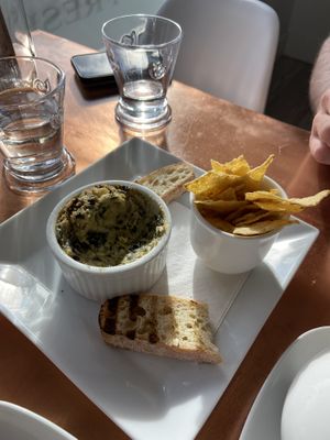 Spinach and artichoke dip  at Plantitude in Ladysmith