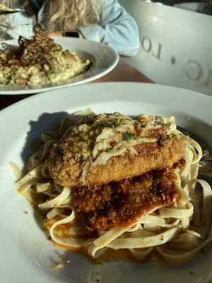 This was so good 🥹 chicken parmigiana   at Plantitude in Ladysmith