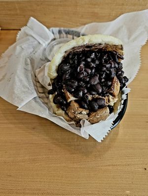 Tropical Vegan Arepa at Bien Me Sabe in Chicago