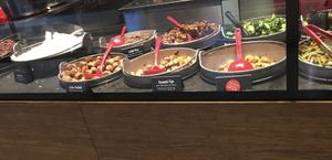 The various options at Rice Up in Bern