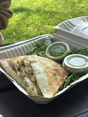 Habanero quesadilla  at High Note Cafe in Boise