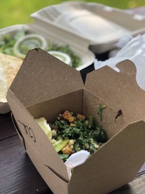 Get the Caesar side salad! at High Note Cafe in Boise