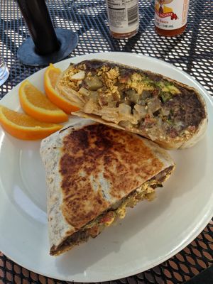 Breakfast Burrito at High Note Cafe in Boise
