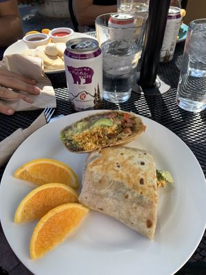 Still salivating over this breakfast burrito!  at High Note Cafe in Boise