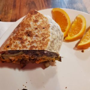 I was so excited to find vegan food.  It is so delicious and the staff is so friendly.  Would recommend 16 out if 10. at High Note Cafe in Boise